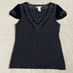 Nannette Lepore Black Top Large